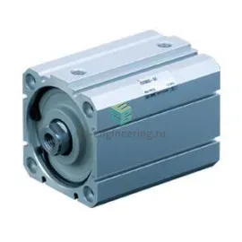 CD55B100-40 SMC - Пневмоцилиндр ISO 21287, 100X40 мм, двуст. действ., внутр. резьба, изображение 1