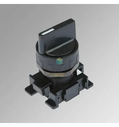 W0351000030 METAL WORK - Черный выключатель с коротким рычагом - 2 поз. с возвратом, изображение 1