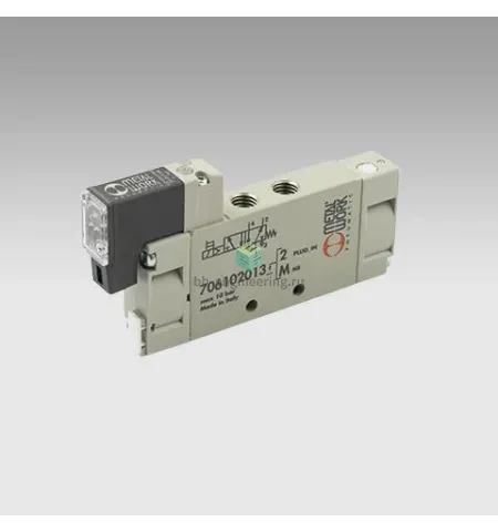 MSV 15 SES OO 24VDC PLUG-IN 7061030132 METAL WORK - Распределитель электр. упр., 5/2 моност., M7, 24 VDC, изображение 1