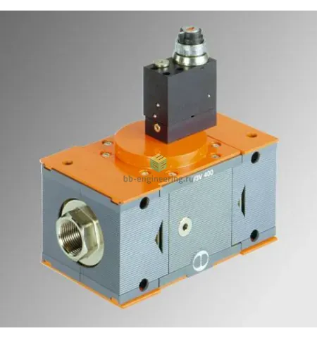 V3V 400 1 1/2 6369010 METAL WORK - Отсечной клапан ручной, G1 1/2, 3/2 бист., изображение 1