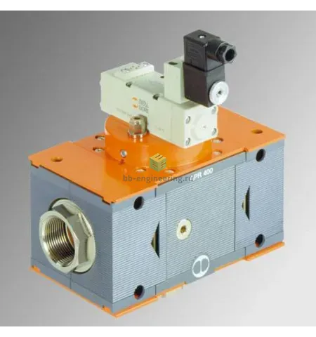 APR 400 1 1/4 6271003 METAL WORK - Клапан плавного пуска электр. упр., G1 1/4, без катушки, 3/2 НЗ, изображение 1