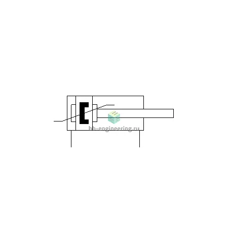 Круглый цилиндр FESTO DSNU-50-100-PPS-A 559319, изображение 2