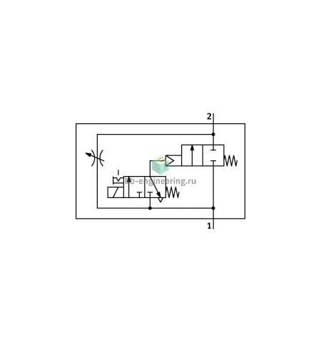 MS6-DE-1/2-V110 529799 FESTO - Клапан плавного пуска электр. упр., G1/2, 110 V AC, 3/2 НЗ, изображение 2