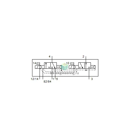 VMPA14-M1HF-H-PI 578814 FESTO - Распределитель электр. упр., 2X3/2 НO/НЗ, 24 VDC, изображение 2