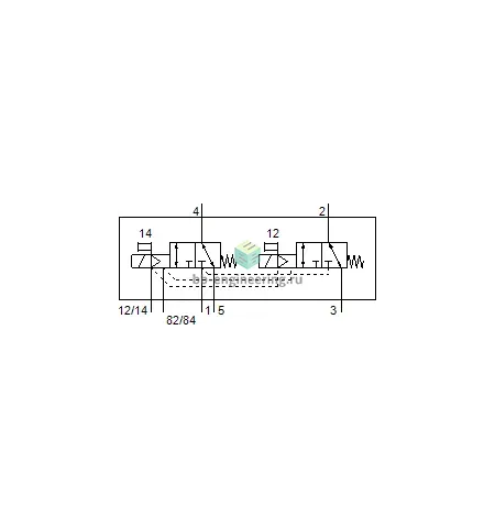 VMPA14-M1H-KS-PI 575976 FESTO - Распределитель электр. упр., 2X3/2 НЗ, 24 VDC, изображение 2