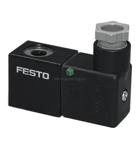 MSFG-12 4526 FESTO - Катушка электромагнитная с разъёмом 12 V DC, 4.1 W, 22 мм, изображение 1