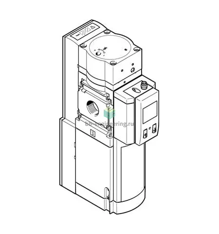 MS6-SV-1/2-E-10V24-AD1 562580 FESTO - Клапан плавного пуска электр. упр., G1/2, 24 V DC, 3/2 НЗ, изображение 1