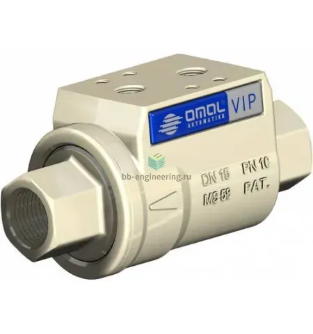 VDA10003 OMAL - Коаксиальный клапан, G3/8, ДУ 10, 2/2 бистаб., уплотн. NBR, изображение 1