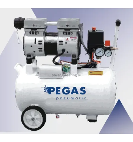 PG-800 6606 PEGAS - Бесшумный компрессор безмасляный, изображение 1