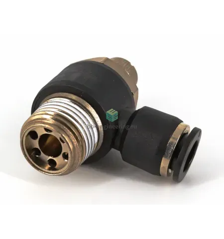 TSC06-02 B&B PNEUMATICS - Дроссель с обратным клапаном, R1/4-6 мм, для привода, изображение 3