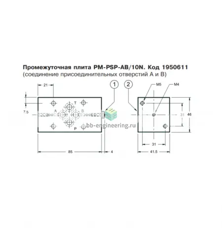 PM-PSP-AB/10N_1950611 DUPLOMATIC - Плита, изображение 1
