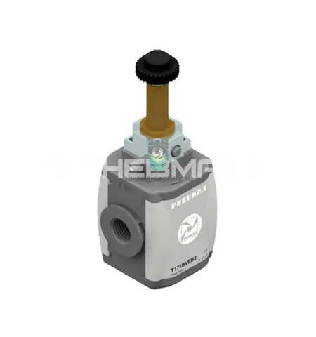 T173BVEB2 PNEUMAX - Отсечной клапан электр. упр., G1/2, без катушки, 3/2 НЗ, изображение 1