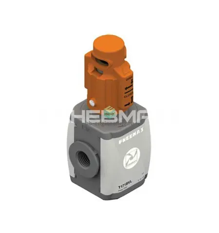 T173BVL PNEUMAX - Отсечной клапан ручной, G1/2, 3/2 бист., изображение 1