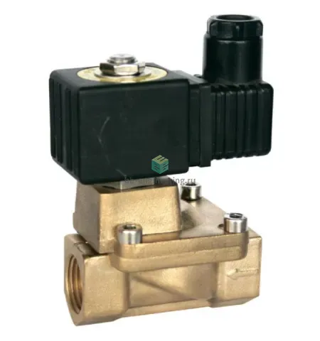 TE-10 AC220V B&B PNEUMATICS - Клапан электромагнитный, G3/8, двухходовой (2/2) НЗ, 220 V AC, латунный, изображение 1