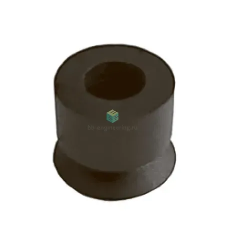 VACF-0035N CAMOZZI - Присоска вакуумная круглая плоская, 3.5 мм, резина NBR, без держателя, изображение 1