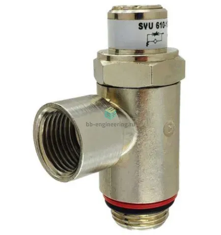 SVU 610-1/2 CAMOZZI - Дроссель с обратным клапаном, G1/2, для распределителя, изображение 1