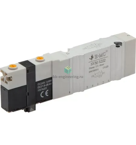 SVM5322E-E4 EMC - Распределитель электр. упр., 5/3 выхлоп, 24 VDC, изображение 1