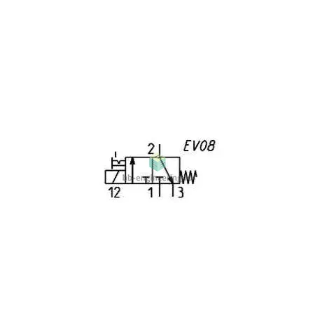 A131-AC2IL CAMOZZI - Распределитель прямого действия электр. упр., 3/2 НЗ, без катуш., изображение 2