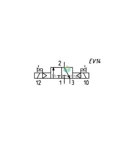 NA34N-11-02IL CAMOZZI - Распределитель по NAMUR электр. упр., 3/2 бист., G1/4, без катуш., изображение 2