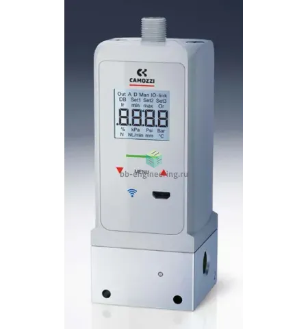 PRE104-DD5I2E-00 CAMOZZI - Пропорциональный регулятор давления, 0÷10 бар, G1/4, 0-10 В, дисплей, изображение 2