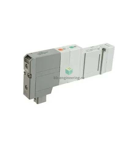 SV3500-5FU SMC - Распределитель электр. упр., 5/3 под давл., 24 VDC, изображение 1